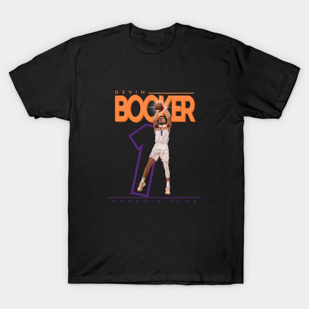 Devin Booker T-Shirt by BVHstudio